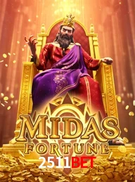 2511bet Midas Fortune - slot game inspirado no rei Midas, disponível no casino online do Brasil