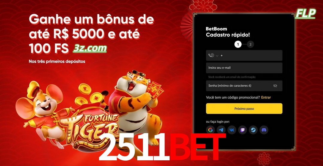 2511bet cassino Brasil bônus de boas-vindas até R$5000 e 100 free spins